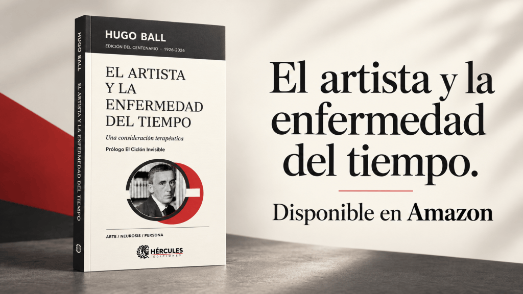 El artista y la enfermedad del tiempo, de Hugo Ball. Disponible en Amazon.