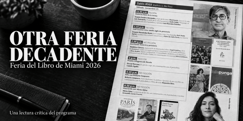Banner del artículo Decadencia en la Feria del Libro de Miami